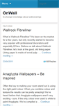 Mobile Screenshot of onwall.co.uk