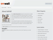 Tablet Screenshot of onwall.co.uk